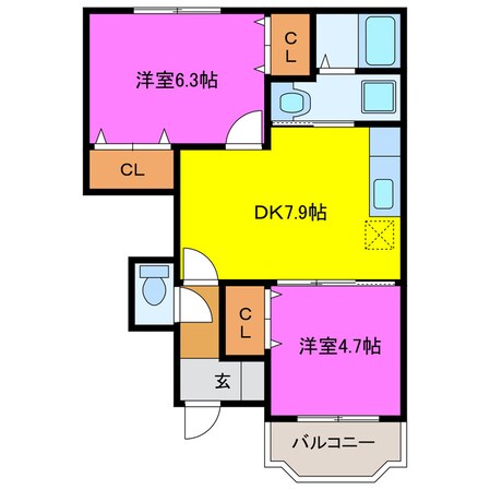 マウルールの物件間取画像